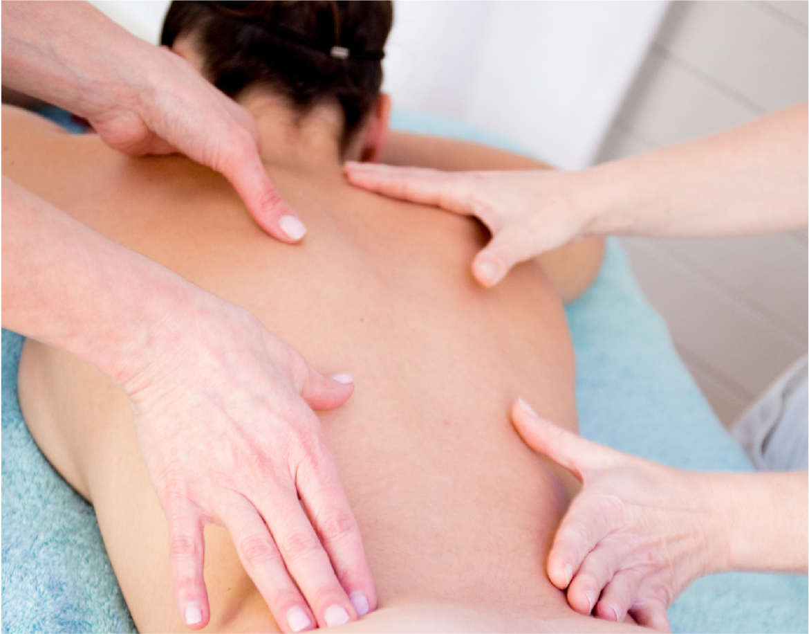 Four hand massage